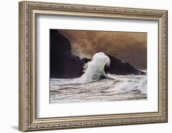 Cape Disappointment near the mouth of the Columbia River, Washington State-Panoramic Images-Framed Photographic Print