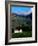 Cape Dutch Colonial Manor House and Vineyard with Mountain Backdrop, Dornier, South Africa-Ariadne Van Zandbergen-Framed Photographic Print