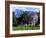 Cape Dutch Farmstead Vineyard Near Franschoek, Western Cape, South Africa-John Warburton-lee-Framed Photographic Print