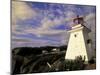 Cape Enrage Lighthouse, New Brunswick, Canada-Walter Bibikow-Mounted Photographic Print