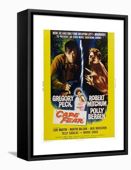 Cape Fear, Gregory Peck, Polly Bergen, Lori Martin, Robert Mitchum, 1962-null-Framed Stretched Canvas