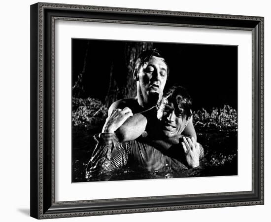 Cape Fear, Robert Mitchum, Gregory Peck, 1962-null-Framed Photo