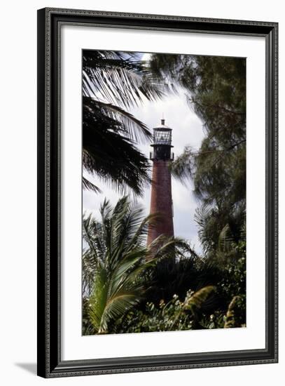 Cape Florida Lighthouse, 1989-null-Framed Photographic Print