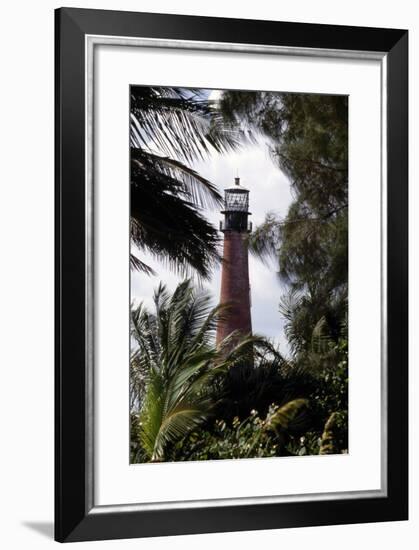 Cape Florida Lighthouse, 1989-null-Framed Photographic Print