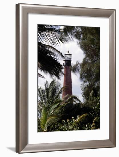 Cape Florida Lighthouse, 1989-null-Framed Photographic Print