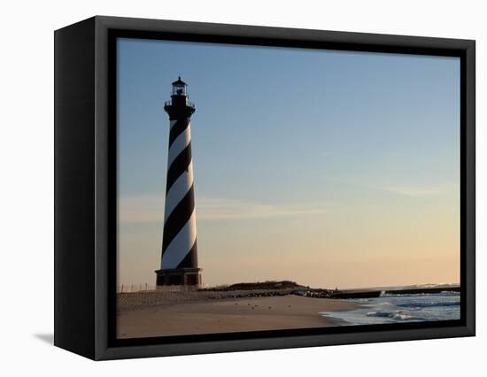 Cape Hatteras Lighthouse at Sunrise-Joseph Sohm-Framed Premier Image Canvas