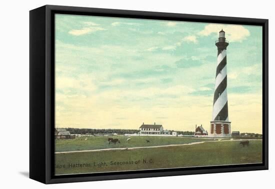 Cape Hatteras Lighthouse, North Carolina-null-Framed Stretched Canvas