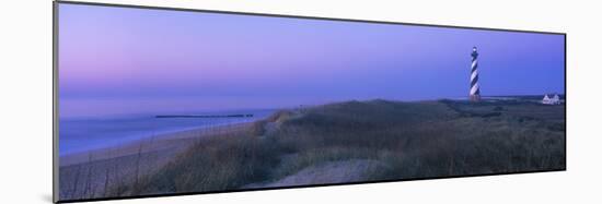 Cape Hatteras Lighthouse on the coast, Hatteras Island, Outer Banks, Buxton, North Carolina, USA-null-Mounted Photographic Print