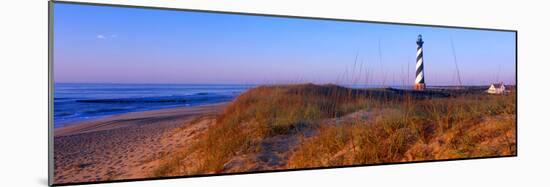 Cape Hatteras Lighthouse on the coast, Hatteras Island, Outer Banks, Buxton, North Carolina, USA-null-Mounted Photographic Print