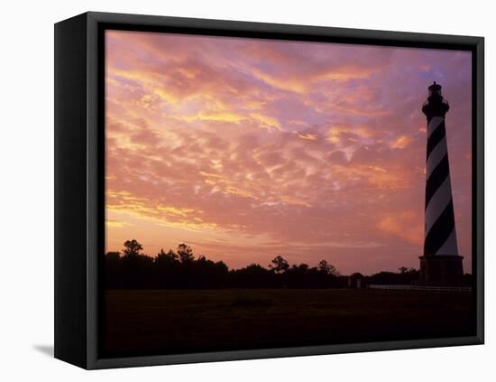 Cape Hatteras Lighthouse, Outer Banks, North Carolina, USA-Michael DeFreitas-Framed Premier Image Canvas