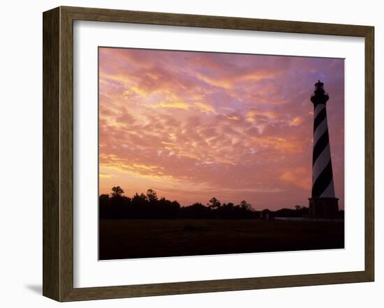 Cape Hatteras Lighthouse, Outer Banks, North Carolina, USA-Michael DeFreitas-Framed Photographic Print