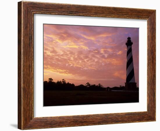 Cape Hatteras Lighthouse, Outer Banks, North Carolina, USA-Michael DeFreitas-Framed Photographic Print