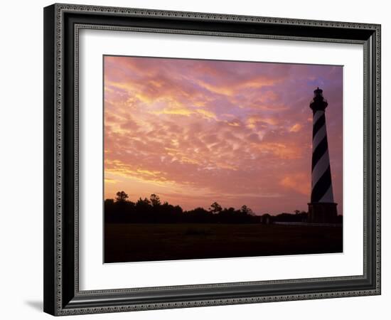 Cape Hatteras Lighthouse, Outer Banks, North Carolina, USA-Michael DeFreitas-Framed Photographic Print