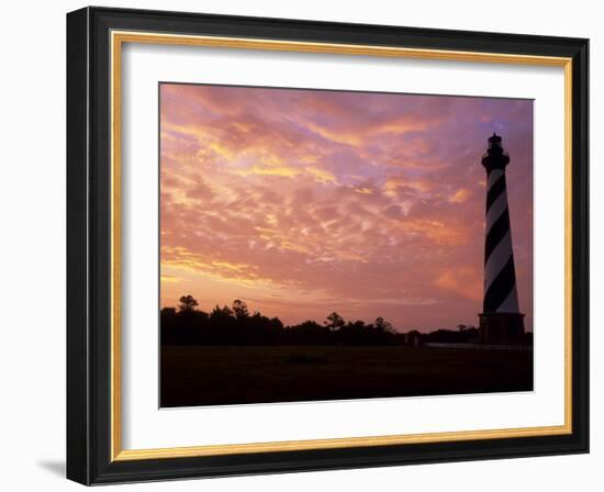 Cape Hatteras Lighthouse, Outer Banks, North Carolina, USA-Michael DeFreitas-Framed Photographic Print
