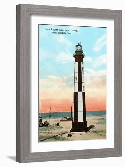 Cape Henry Lighthouse-null-Framed Art Print