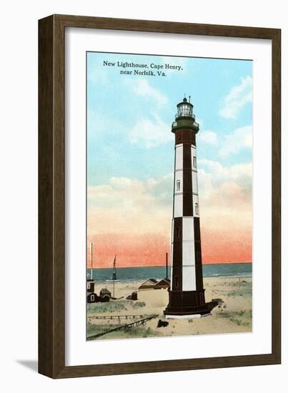 Cape Henry Lighthouse-null-Framed Art Print