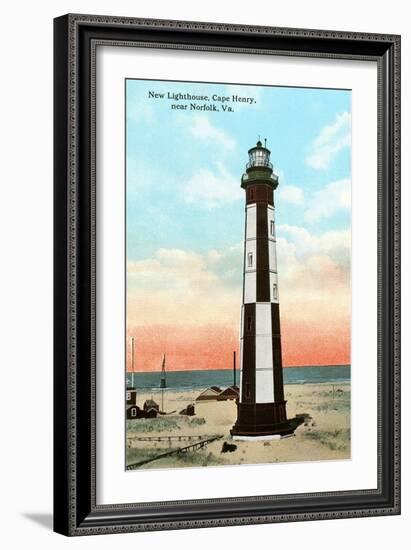 Cape Henry Lighthouse-null-Framed Art Print