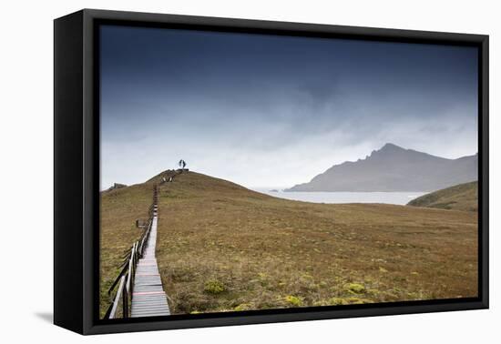 Cape Horn at the far southern end of South America, in the islands of Cape Horn National Park, Pata-Alex Robinson-Framed Premier Image Canvas