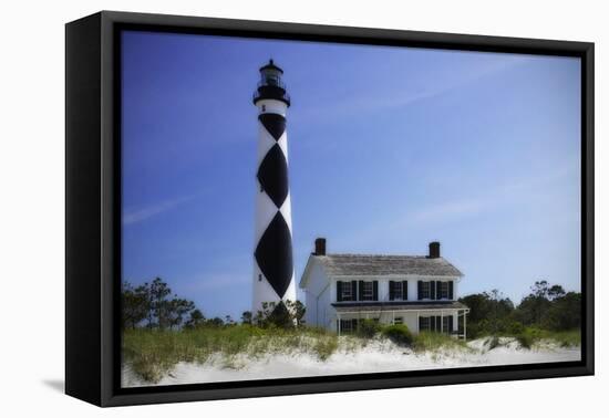 Cape Lookout Light II-Alan Hausenflock-Framed Premier Image Canvas