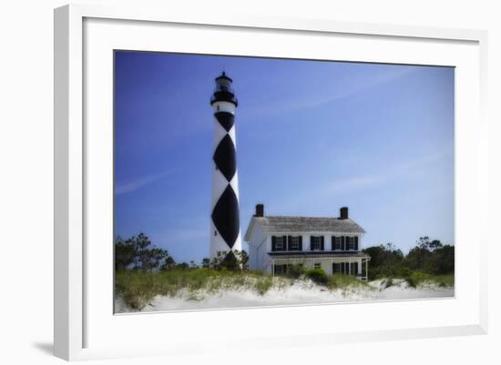 Cape Lookout Light II-Alan Hausenflock-Framed Photographic Print