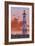 Cape Lookout Lighthouse and Sunrise - Outer Banks, North Carolina-Lantern Press-Framed Art Print