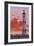 Cape Lookout Lighthouse and Sunrise - Outer Banks, North Carolina-Lantern Press-Framed Art Print