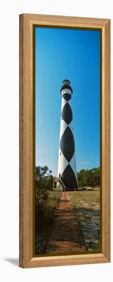 Cape Lookout Lighthouse, Outer Banks, North Carolina, Usa-null-Framed Stretched Canvas