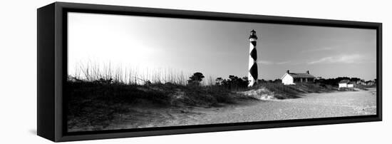 Cape Lookout Lighthouse, Outer Banks, North Carolina, USA-null-Framed Premier Image Canvas