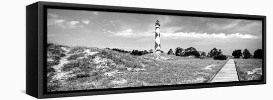 Cape Lookout Lighthouse, Outer Banks, North Carolina, USA-null-Framed Premier Image Canvas