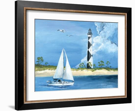 Cape Lookout-Gregory Gorham-Framed Art Print