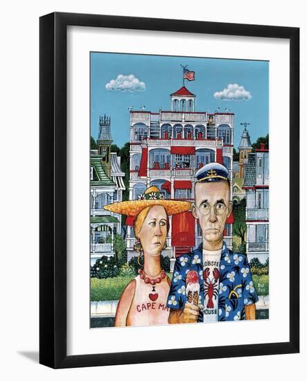 Cape May Gothic-Bill Bell-Framed Giclee Print