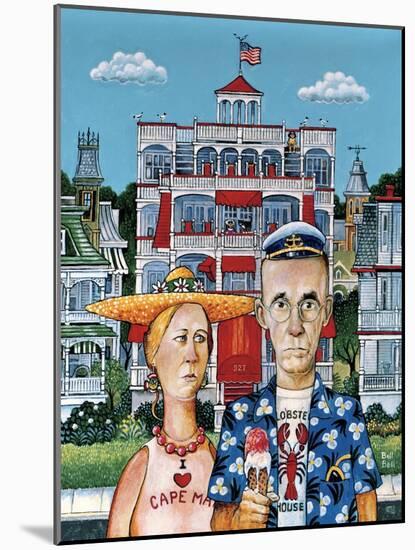 Cape May Gothic-Bill Bell-Mounted Giclee Print