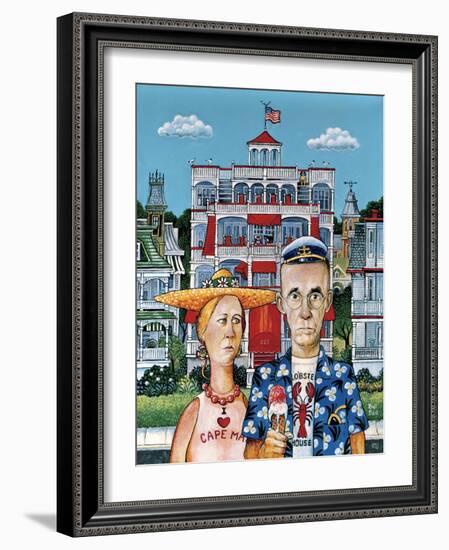 Cape May Gothic-Bill Bell-Framed Giclee Print