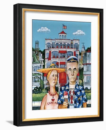 Cape May Gothic-Bill Bell-Framed Giclee Print