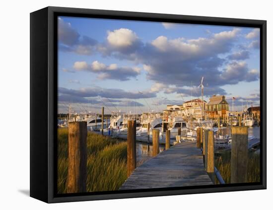 Cape May Harbor, Cape May County, New Jersey, United States of America, North America-Richard Cummins-Framed Premier Image Canvas