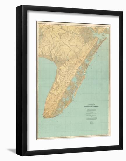 Cape May, New Jersey, c.1888-null-Framed Art Print