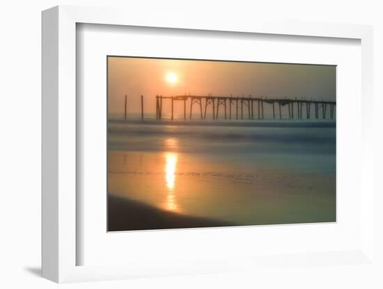 Cape May, New Jersey, USA, morning, pier, sunrise-Sheila Haddad-Framed Photographic Print