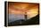 Cape Meares Lighthouse at golden hour, Tillamook County, Oregon, USA-Panoramic Images-Framed Premier Image Canvas