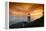 Cape Meares Lighthouse at golden hour, Tillamook County, Oregon, USA-Panoramic Images-Framed Premier Image Canvas