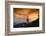 Cape Meares Lighthouse at golden hour, Tillamook County, Oregon, USA-Panoramic Images-Framed Premium Photographic Print