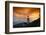 Cape Meares Lighthouse at golden hour, Tillamook County, Oregon, USA-Panoramic Images-Framed Premium Photographic Print