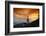 Cape Meares Lighthouse at golden hour, Tillamook County, Oregon, USA-Panoramic Images-Framed Photographic Print