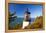 Cape Meares Lighthouse, from Cape Meares, Oregon, USA-Craig Tuttle-Framed Premier Image Canvas