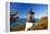 Cape Meares Lighthouse, from Cape Meares, Oregon, USA-Craig Tuttle-Framed Premier Image Canvas