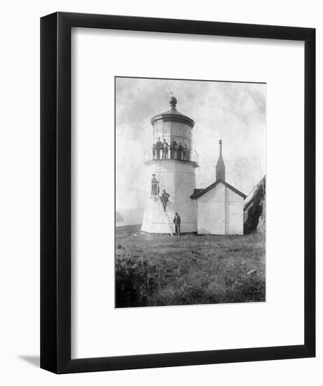 Cape Meares Lighthouse, Oregon No.2-Lantern Press-Framed Art Print
