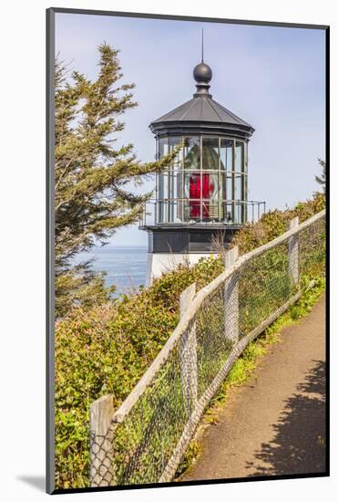 Cape Meares, Oregon, USA. Cape Meares lighthouse on the Oregon coast.-Emily Wilson-Mounted Photographic Print