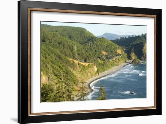 Cape Mears Along The Oregon Coast-Justin Bailie-Framed Photographic Print