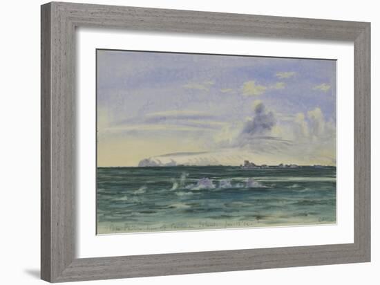 Cape Philips from Off Coulman Island, 13 Jan, 1902-Edward Adrian Wilson-Framed Giclee Print