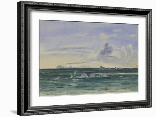 Cape Philips from Off Coulman Island, 13 Jan, 1902-Edward Adrian Wilson-Framed Giclee Print