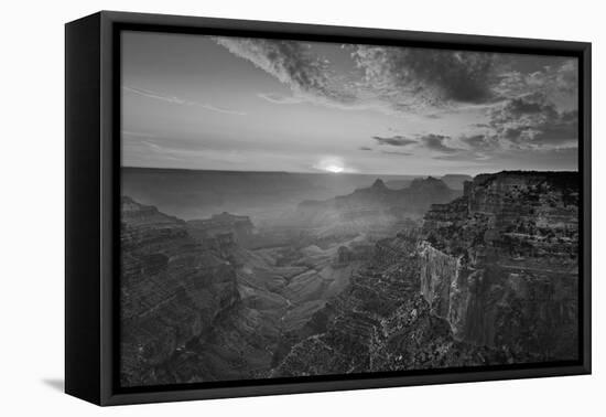 Cape Royal Viewpoint at Sunset, North Rim, Grand Canyon Nat'l Park, UNESCO Site, Arizona, USA-Neale Clark-Framed Premier Image Canvas